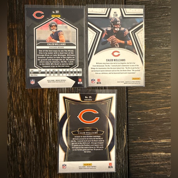 Caleb Williams Rookie cards - Picture 2 of 2